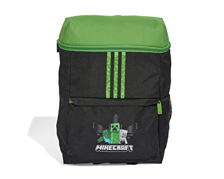 adidas Mınecraft T Bp Sırt Çantası-En: 30 cm, Boy: 40 cm, Derinlik: 14 cm JW2943 Siyah