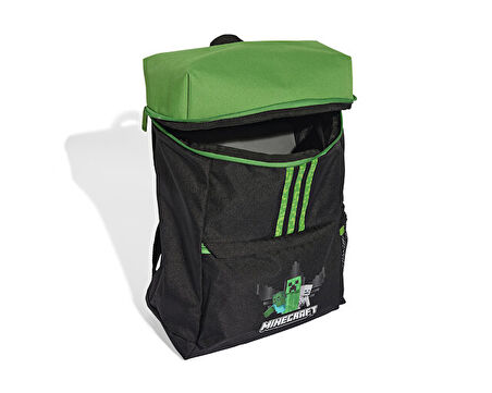 adidas Mınecraft T Bp Sırt Çantası-En: 30 cm, Boy: 40 cm, Derinlik: 14 cm JW2943 Siyah