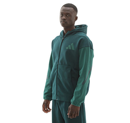 JY4826-E adidas M Z.n.e. Fz Cb Erkek Ceket Yeşil