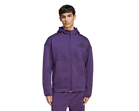 adidas M Z.N.E. Fz Erkek Günlük Ceket KB7124 Mor