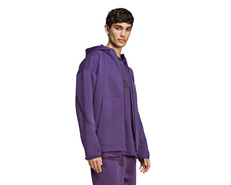 adidas M Z.N.E. Fz Erkek Günlük Ceket KB7124 Mor