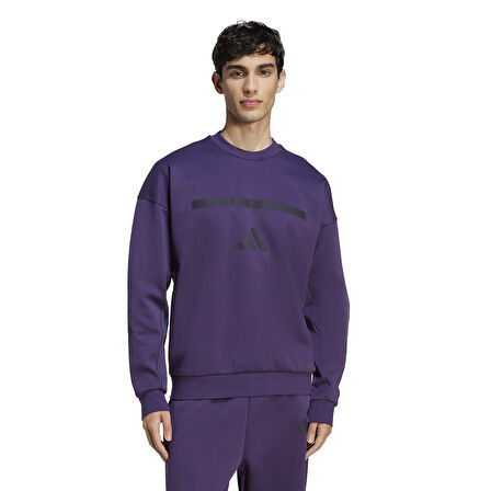 Z.N.E. Erkek Mor Günlük Stil Sweatshirt JW4751