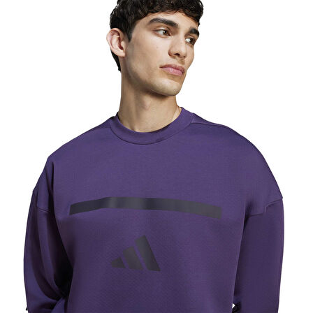 Z.N.E. Erkek Mor Günlük Stil Sweatshirt JW4751