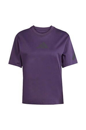adidas Kadın  Mor  T-shirt W Z.N.E. TEE JW7754