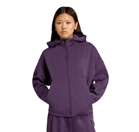 KC4569-K adidas W Z.n.e. Fz Kadın Ceket Mor