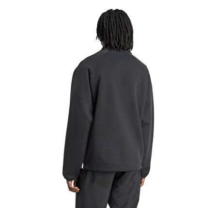 JW5958-E adidas Spacer Drıll Tt Erkek Sweatshirt Siyah