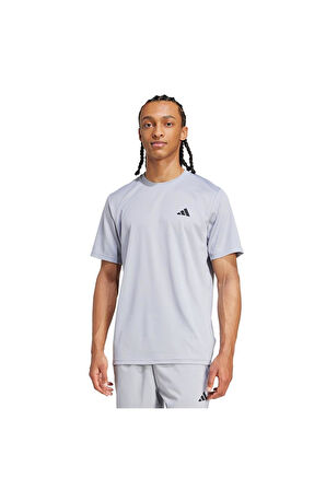 adidas Erkek  Gri  T-shirt TR-ES BASE T JX2725