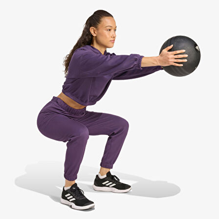adidas Yoga Motion Kadın Mor Antrenman Eşofman Altı