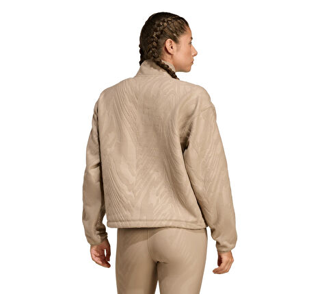 JX3122-K adidas Aop Polarfleece Kadın Ceket Krem