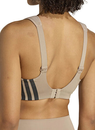 adidas JX8843 TLRDIM HS BRA Taupe Sporcu Sütyeni