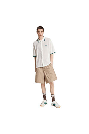 adidas Erkek  Beyaz  T-shirt KNITTED SHIRT KC3526