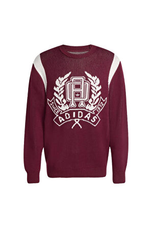 adidas  Erkek Bordo  Sweatshirt GRAPHIC REG JP JX8215
