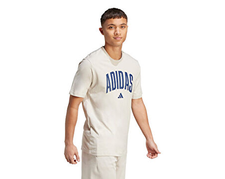 Adidas M Collegiate T Erkek Günlük Tişört JM6415Gri