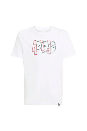 adidas  Çocuk  Beyaz  T-shirt J GRAFFITI T JV5245