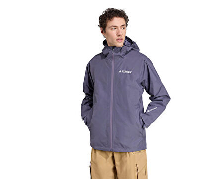 adidas Terrex Xpr 2L Gore Jkt Erkek Outdoor Yağmurluk Ceket JL9749 Mor