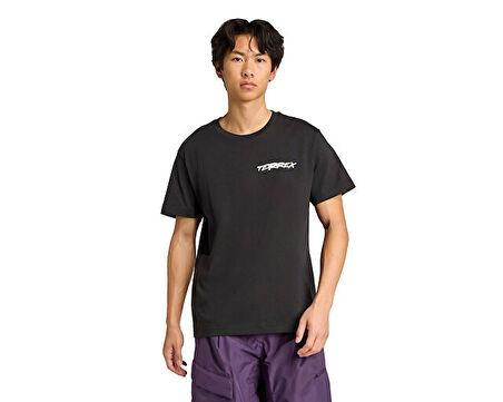 adidas U Snow T Unisex Outdoor Tişörtü JM6359 Siyah