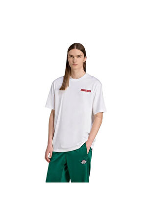 adidas Erkek  Beyaz  T-shirt GRAPHIC TEE JX3094