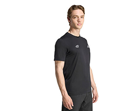 adidas M Tns Brrcd G T Erkek Tenis Tişörtü JM8964 Siyah