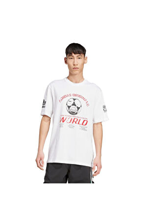 adidas Beyaz Erkek   T-shirt 90s FTBL TEE JX3065