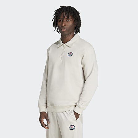 adidas JX8172 GRAPHIC HALF Z Erkek Sweatshirt
