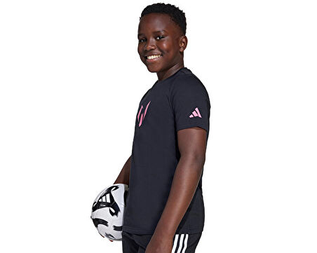 adidas Y Messi N&N G T Çocuk Futbol Tişörtü JM8950 Siyah