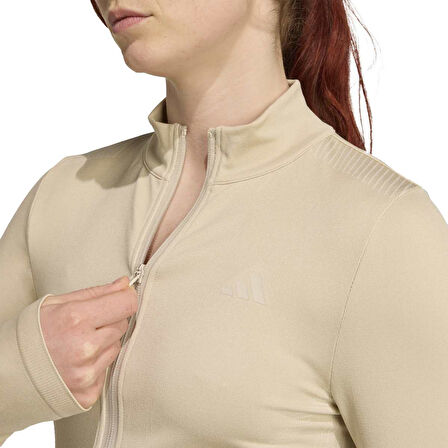 Adidas Kadın Ceket Workout Essentials Full Zip Knit