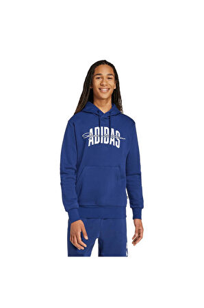adidas  Erkek  Mavi  Sweatshirt M COLLEGIATE HD JM6428