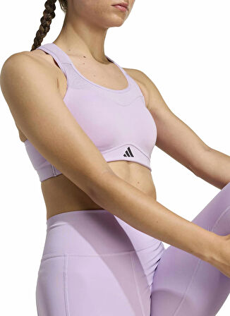 adidas JX4272 TLRDIM HS BRA Koyu Lila Sporcu Sütyeni