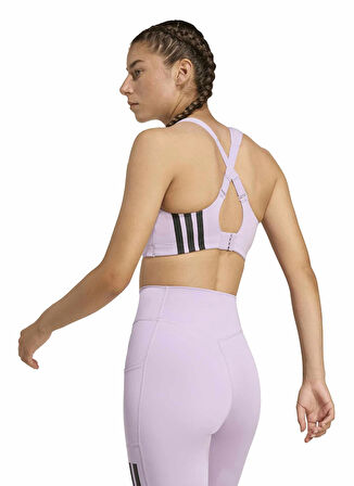 adidas JX4272 TLRDIM HS BRA Koyu Lila Sporcu Sütyeni