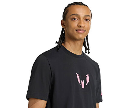 adidas Messi N&N G T Erkek Futbol Tişört JM8955 Siyah