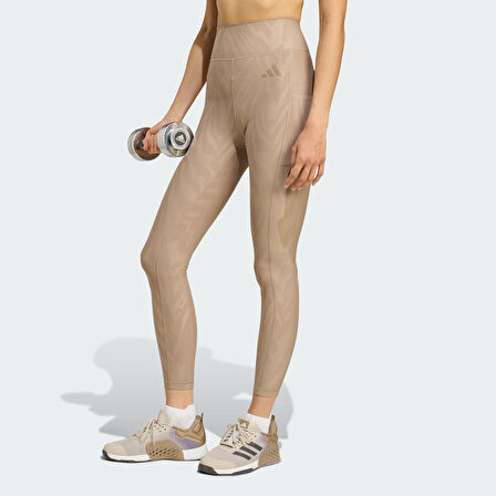 adidas JX3124 OPTIME AOP Kadın Spor Tayt