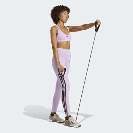 adidas Aeroimpact Luxe Training Light Support Kadın Mor Antrenman Bra