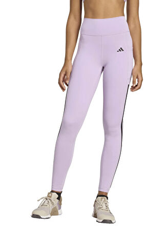 adidas JX7323 OPT 3S 1/1 Açık Lila Kadın Tayt