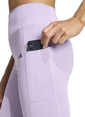 adidas JW7612 OPT ST HR 7/8 L Lila Kadın Tayt