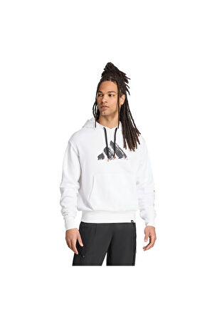 adidas  Erkek Beyaz  Sweatshirt U SNOW HD JM6364