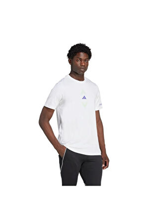 adidas  Erkek  Beyaz  T-shirt F50 SIGN G T JM8943