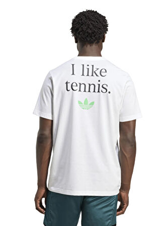 adidas JM8961 M TNS ORI G T Beyaz Bisiklet Yaka Normal Baskılı Erkek T-Shirt