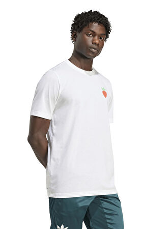 adidas JM8961 M TNS ORI G T Beyaz Bisiklet Yaka Normal Baskılı Erkek T-Shirt