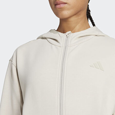 adidas JX7318 D4T FZ HOODIE Kadın Sweatshirt