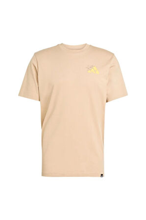 adidas Kahverengi Erkek   T-shirt M CHEESE T JM6461