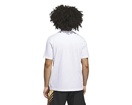 adidas Dawn2Dusk Tee 4 Erkek Basketbol Tişörtü JX1746 Beyaz