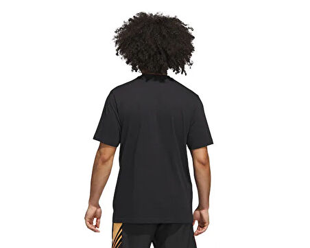 adidas Dawn2Dusk Tee 4 Erkek Basketbol Tişörtü JV8424 Siyah