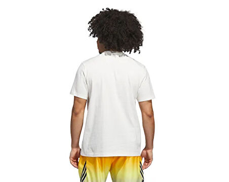 adidas Dawn2Dusk Tee 3 Erkek Basketbol Tişörtü JX1747 Beyaz