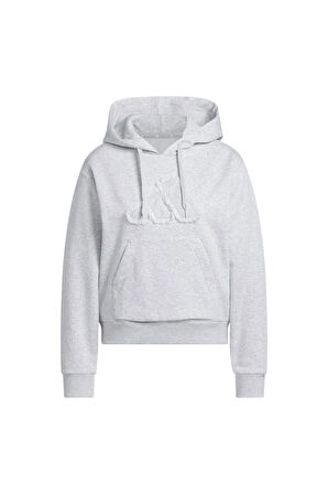 adidas Kadın  Gri  Sweatshirt W CO RUFF HD JX1326