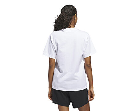 adidas W Airbrush T Kadın Günlük Tişört JM1798 Beyaz