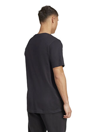 adidas JM6381 M CAMO LOGO T Siyah Bisiklet Yaka Normal Baskılı Erkek T-Shirt