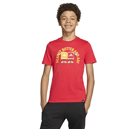 JV5249-C adidas J Food T &amp;Ccedil;ocuk T-Shirt Kırmızı