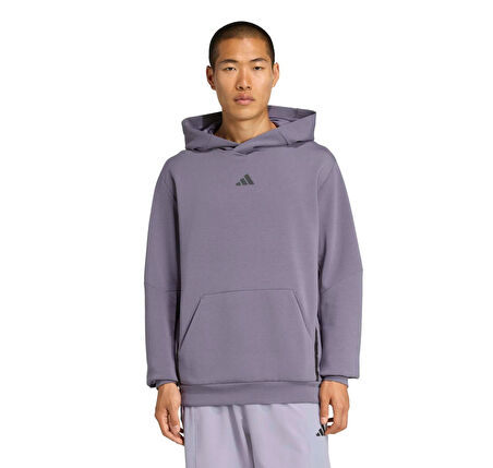 JX0678-E adidas D4T Hoodıe Erkek Sweatshirt Mor