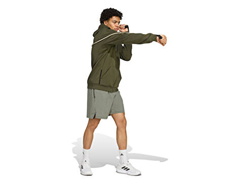 adidas D4T Full-Zip Ho Erkek Günlük Ceket JX0692 Haki