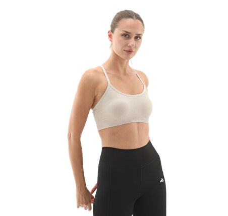 JX3897-K adidas We Knıt Ls Bra Kadın B&amp;uuml;stiyer S&amp;uuml;tl&amp;uuml; Kahve